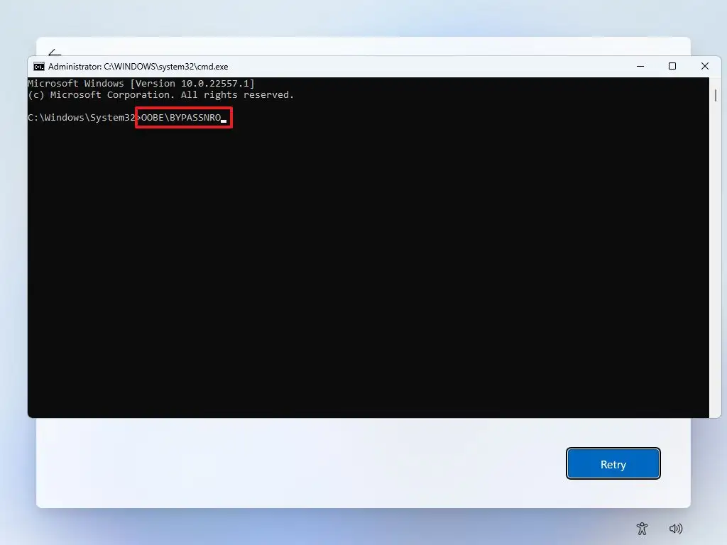 instalar windows 11 sin conexión a internet