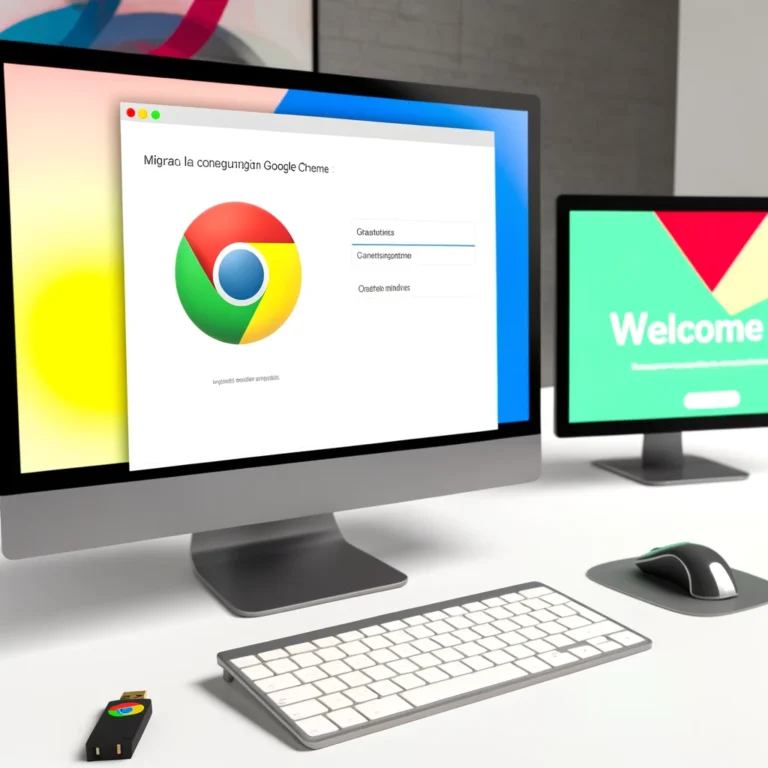 migrar la configuración de Google Chrome