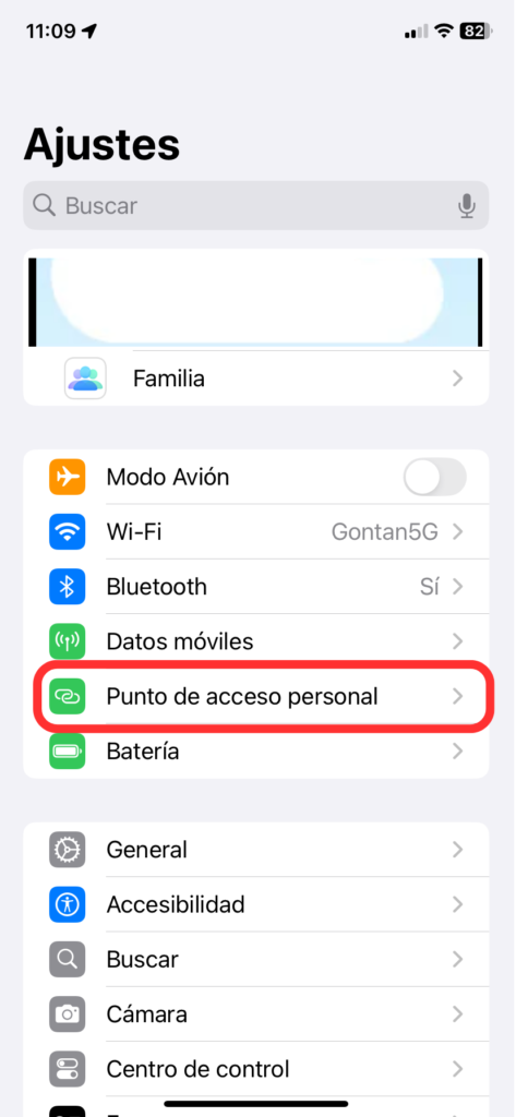 DATOS EN IPHONE