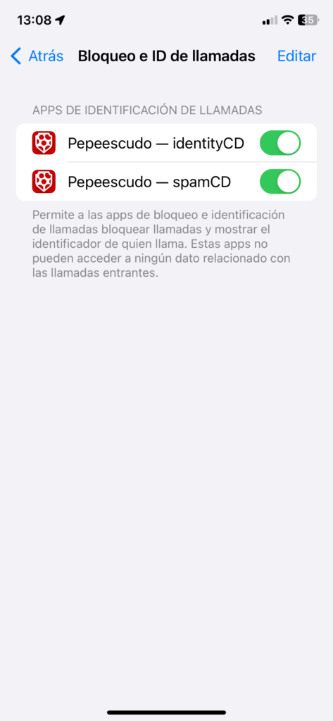 bloquear un numero de teléfono