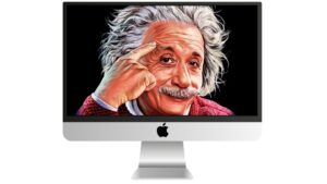 Einstein dentro de un Mac