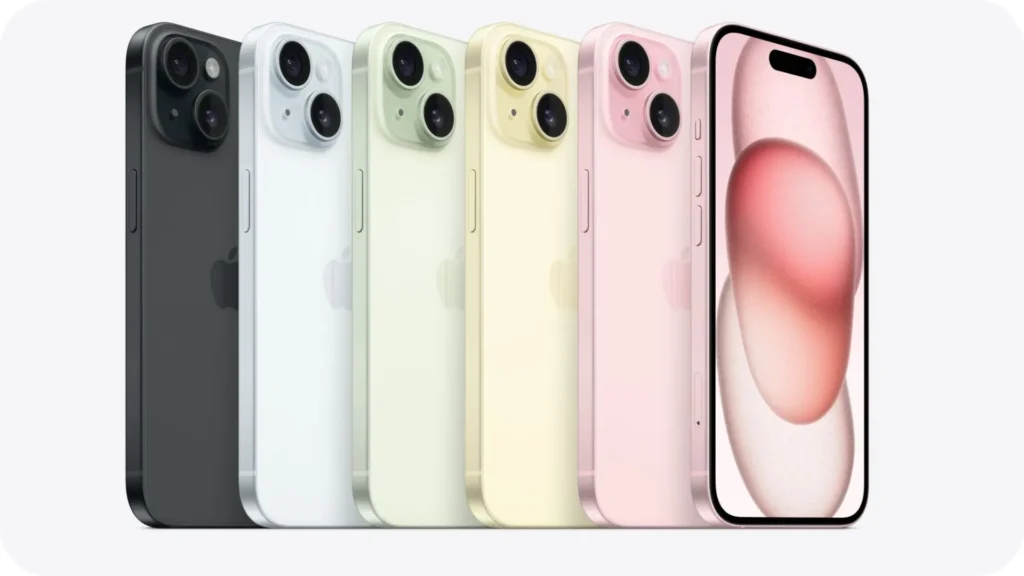 Colores del iPhone 15 2024