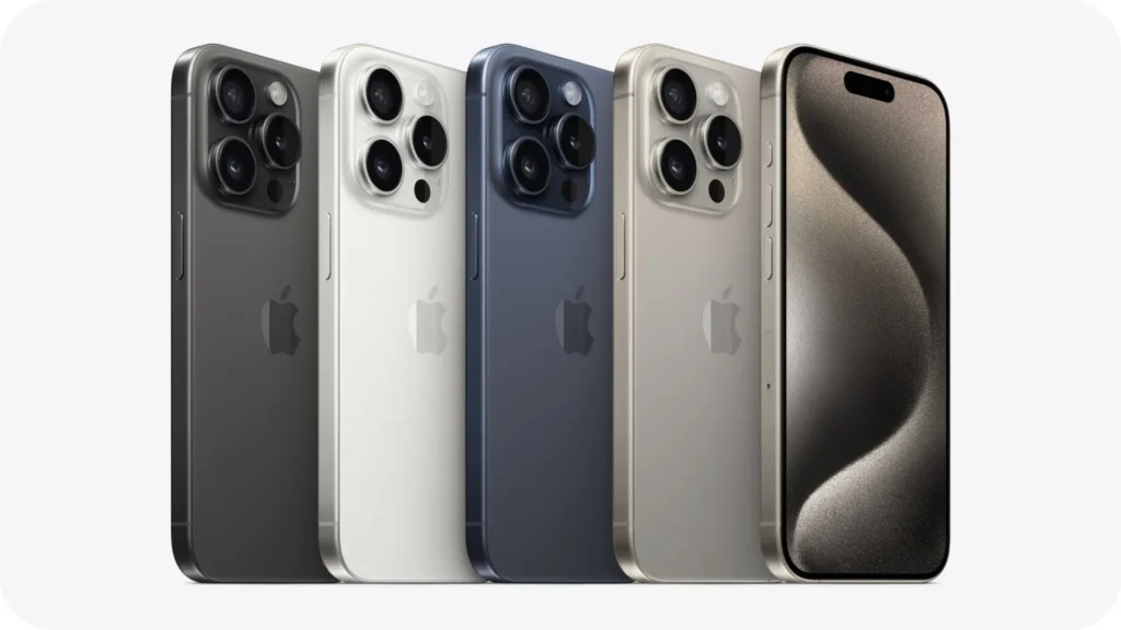 iphone 15 pro colores