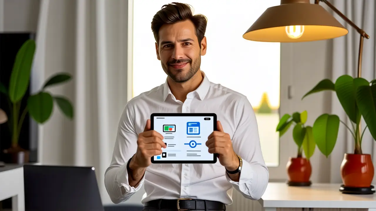 Liberador Memoria RAM: Optimiza Windows XP Fácilmente 3 Un hombre moderno optimiza RAM en su oficina
