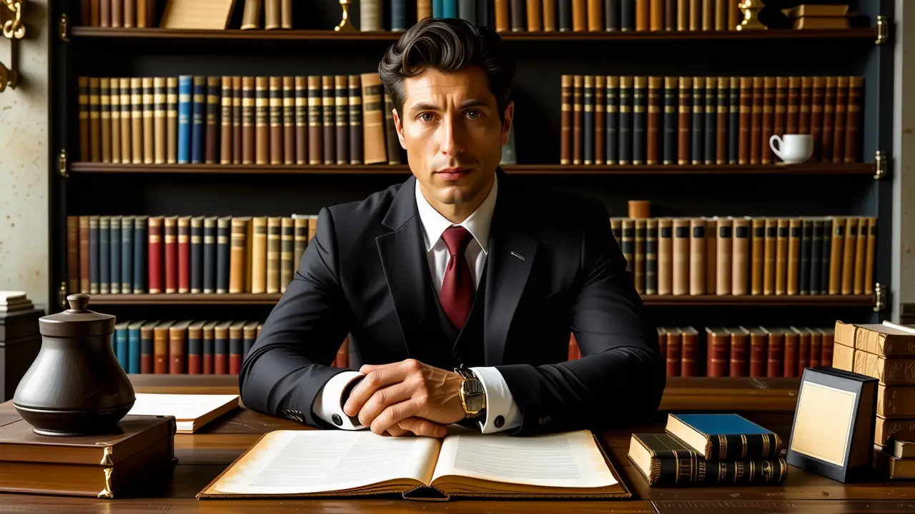 Microsoft Windows 2000: Características y Evolución 1 Un hombre serio en estudio iluminado por la luz