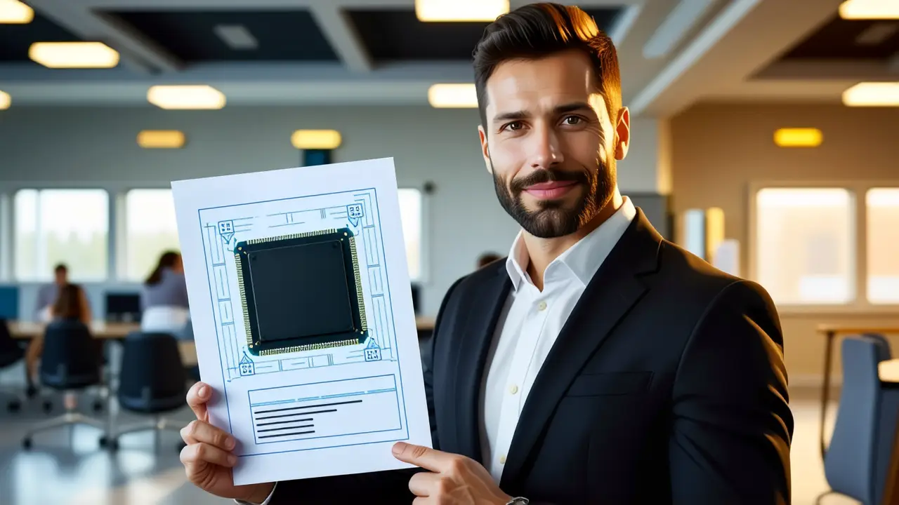 Testear Memoria RAM: Guía Windows 10/11 3 Un hombre moderno examina documentación tecnológica en laboratorio