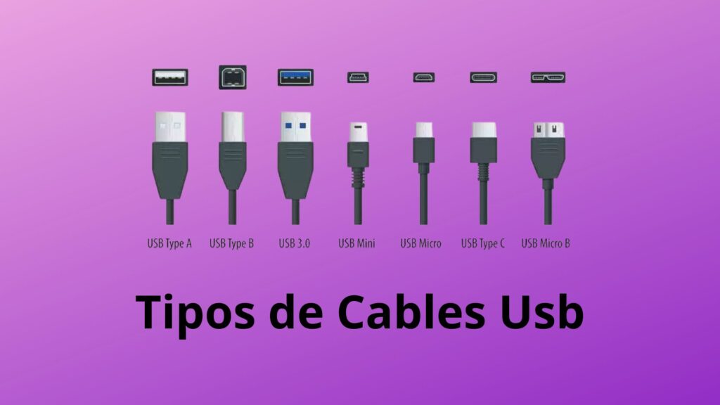 tipos de cables usb