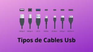 tipos de cables usb