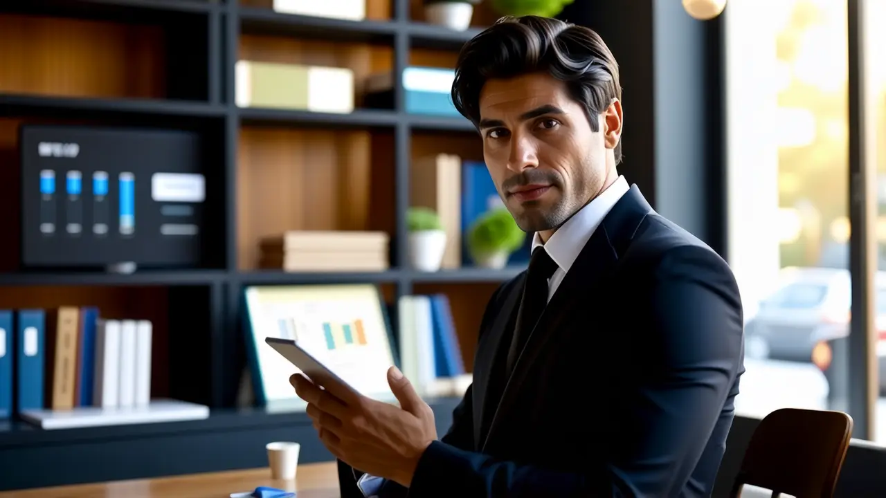 Requisitos Windows 10: Todo lo que necesitas saber 2 Hombre elegante en estudio moderno y reflexivo