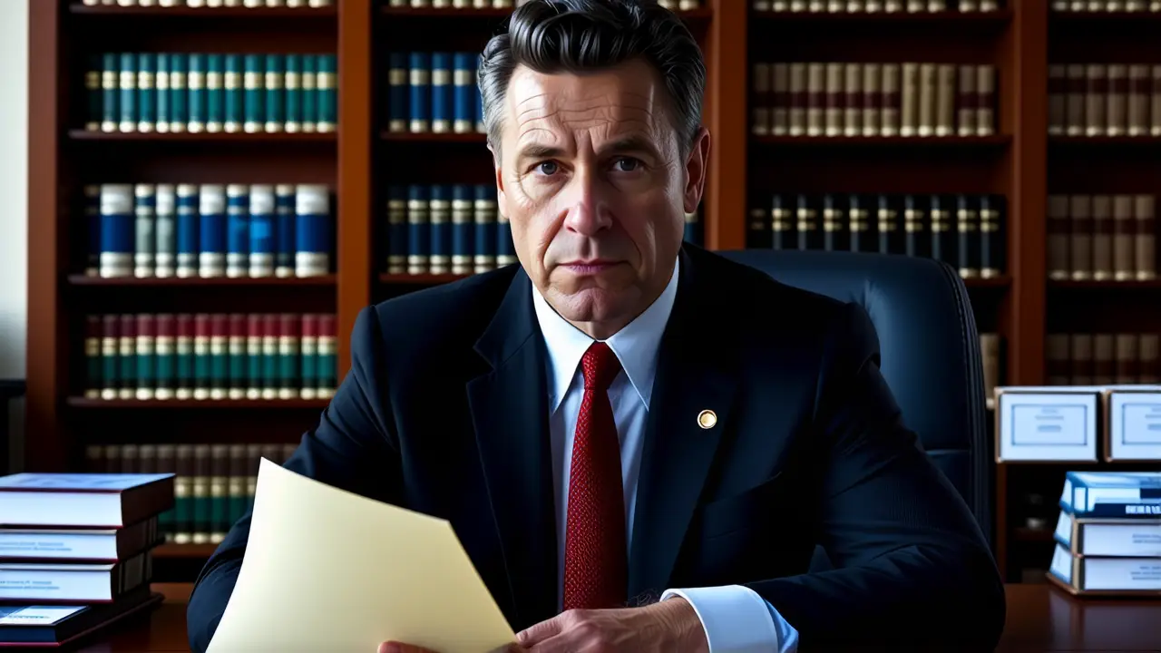 Un abogado serio en los años 90